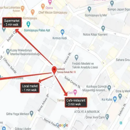 Sleek And Duplex House In Beyoglu *